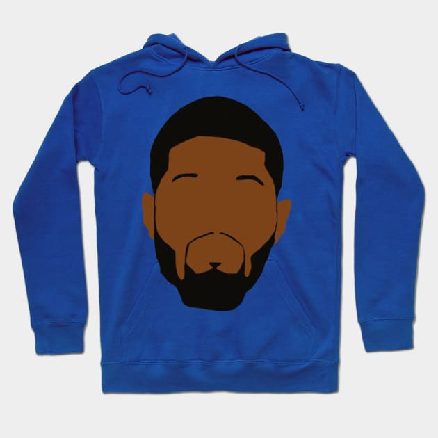 Paul George Face Art Hoodie by xRatTrapTeesx